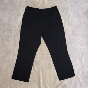 2 for $25 Stretch black high waist crop pant size S